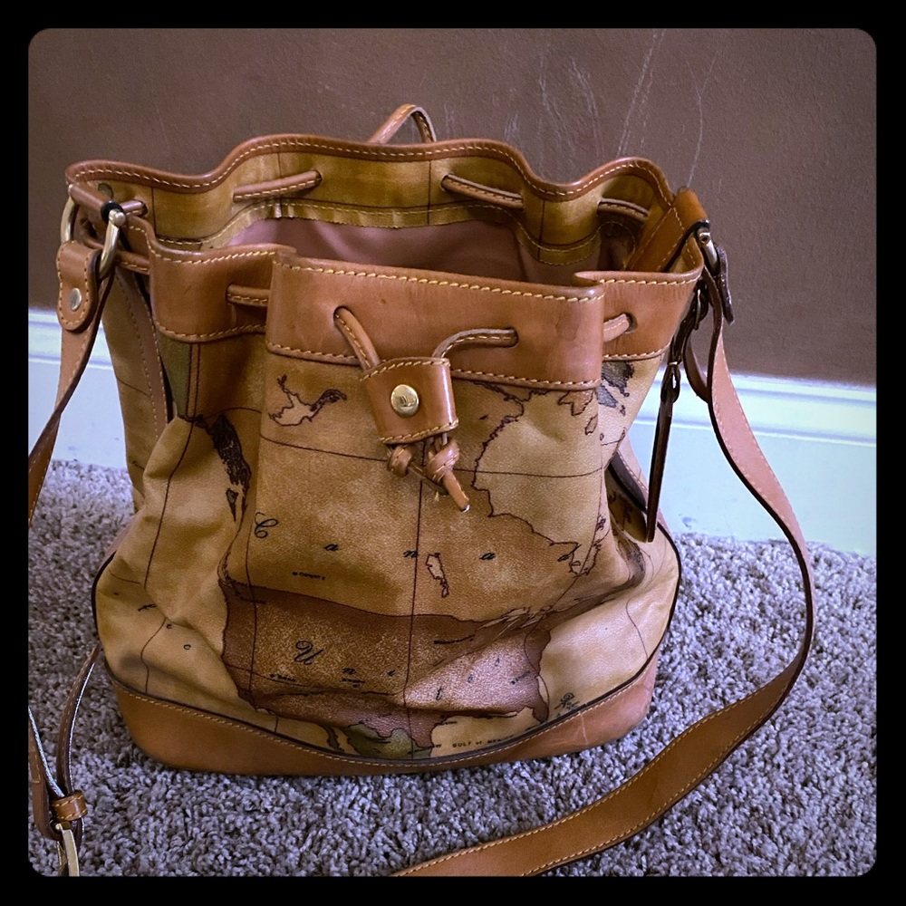 Genuine Leather Map Bag